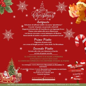 NATALE 2025: Il nostro menù a domicilio di Carne 